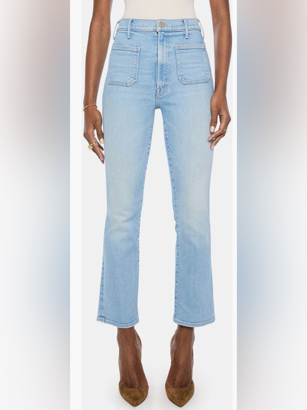 NWOT- MOTHER The Hustler Patch Pocket Flood – Your Turn Sz 26
